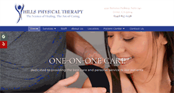 Desktop Screenshot of hillsphysicaltherapy.com